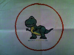 Cross stitch square for Toby F's quilt