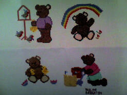Cross stitch square for Jenson O's quilt