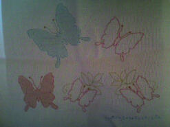 Cross stitch square for Gracie-Mae F's quilt