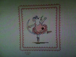 Cross stitch square for Emma C's quilt