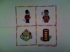 Cross stitch square for Thomas B's quilt