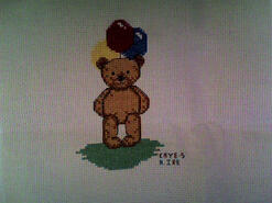 Cross stitch square for Matty D's quilt