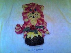 Cross stitch square for Evie C's quilt