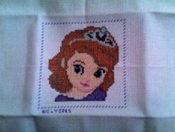 Cross stitch square for Emily S's quilt