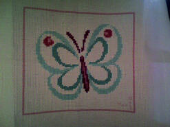 Cross stitch square for Niamh R's quilt