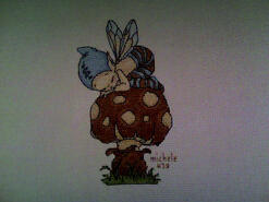 Cross stitch square for Seren T's quilt