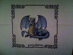 Cross stitch square for Seren T's quilt