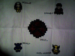 Cross stitch square for Bailey K's quilt