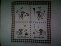 Cross stitch square for Lucas T's quilt