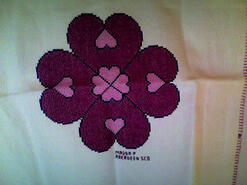 Cross stitch square for Isabelle C's quilt