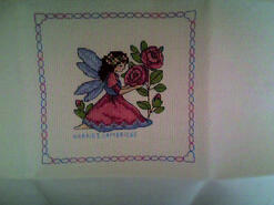 Cross stitch square for Lucy R's quilt