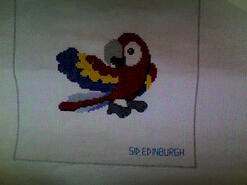 Cross stitch square for Curtis D's quilt