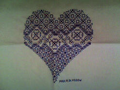 Cross stitch square for Isabelle C's quilt