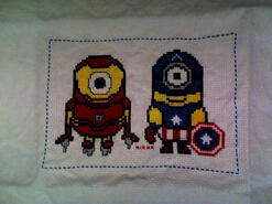 Cross stitch square for Morgan K's quilt