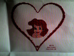 Cross stitch square for Ami H's quilt