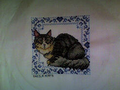 Cross stitch square for Eloise L's quilt