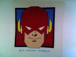Cross stitch square for Matthew V's quilt