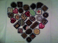 Cross stitch square for Mallie W's quilt