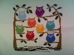 Cross stitch square for Lucy R's quilt