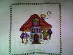 Cross stitch square for Ocean H's quilt