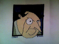 Cross stitch square for Matthew V's quilt