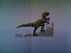 Cross stitch square for James J's quilt