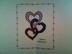 Cross stitch square for Isabelle C's quilt