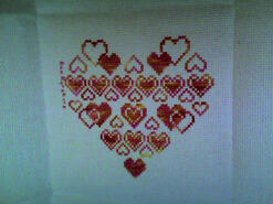 Cross stitch square for Isabelle C's quilt
