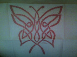 Cross stitch square for Amber J's quilt