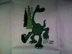 Cross stitch square for James J's quilt