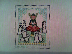 Cross stitch square for Alice-Mai's quilt
