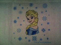 Cross stitch square for Nellie M's quilt