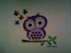 Cross stitch square for Libby C's quilt