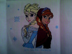 Cross stitch square for Nellie M's quilt