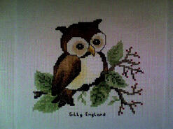 Cross stitch square for Curtis D's quilt