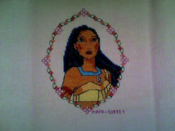 Cross stitch square for Nellie M's quilt