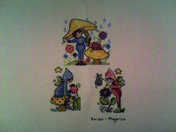 Cross stitch square for Alice-Mai's quilt
