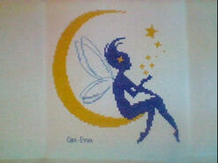 Cross stitch square for Alice-Mai's quilt