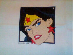 Cross stitch square for Maisie S's quilt