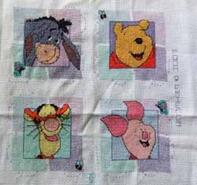 Cross stitch square for Theo S's quilt