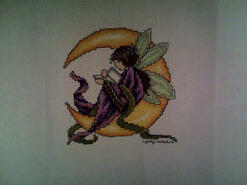 Cross stitch square for Marley V's quilt