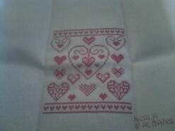 Cross stitch square for Hajir's quilt