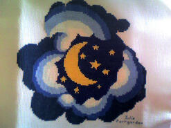 Cross stitch square for Elliot H's quilt