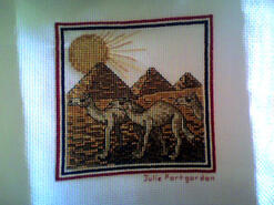 Cross stitch square for Alexander W's quilt