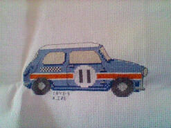 Cross stitch square for Zack L's quilt