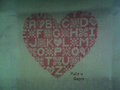 Cross stitch square for Layla M's quilt