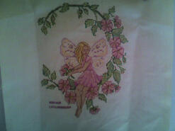 Cross stitch square for Evie-Rose's quilt