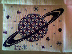 Cross stitch square for Max C's quilt