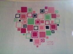 Cross stitch square for Layla M's quilt