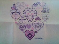 Cross stitch square for Layla M's quilt